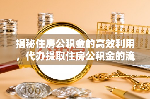 竹南揭秘住房公积金的高效利用，代办提取住房公积金的流程与技巧