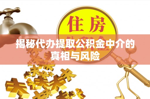 竹南揭秘代办提取公积金中介的真相与风险