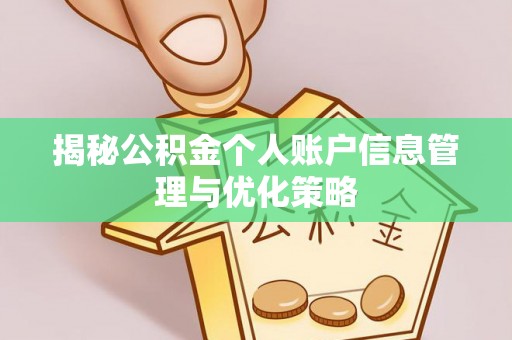 竹南揭秘公积金个人账户信息管理与优化策略