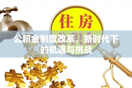 竹南公积金制度改革，新时代下的机遇与挑战